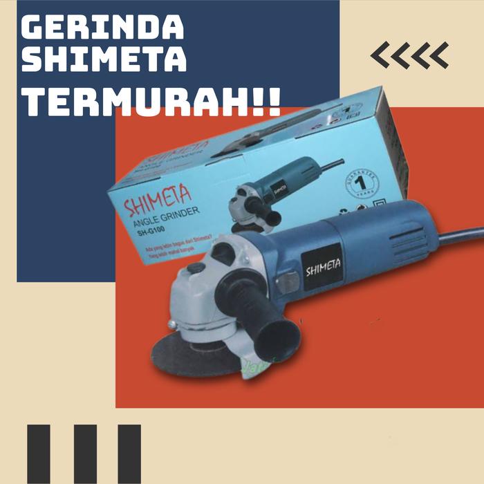 Gambar mesin gerinda murah gerinda tangan angle grinder SH G115 SHIMETA dari QUEEN TECHNIC undefined Tokopedia