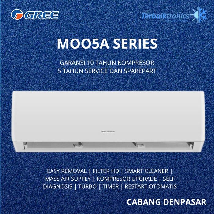 Promo AC Gree 2 PK R32 GWC18MOO5A / 18MOO5A Cicil 0 3x Kota Denpasar