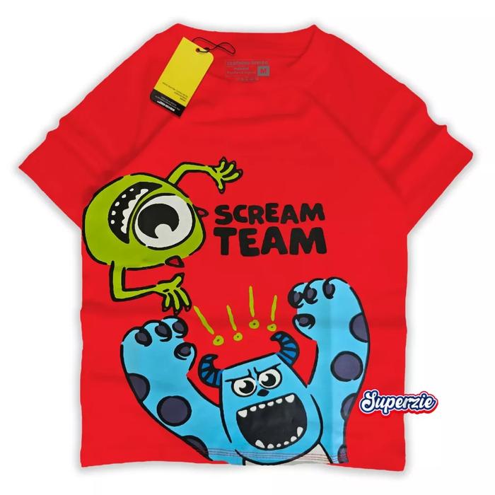 Gambar Kaos anak motif kartun - SCREAM-MERAH, XL(7-8 tahun) dari KaosDistro20 undefined Tokopedia