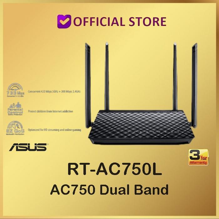 Promo Asus RT-AC750L Dual Band AC750 Wireless Router AC 750 - Jakarta ...