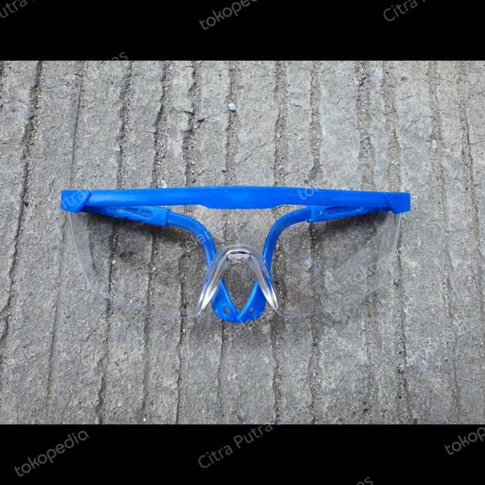 SAFETY GLASSES KACAMATA PELINDUNG UV PROTECTION CLEAR di Citra Putra  Selaras Tokopedia