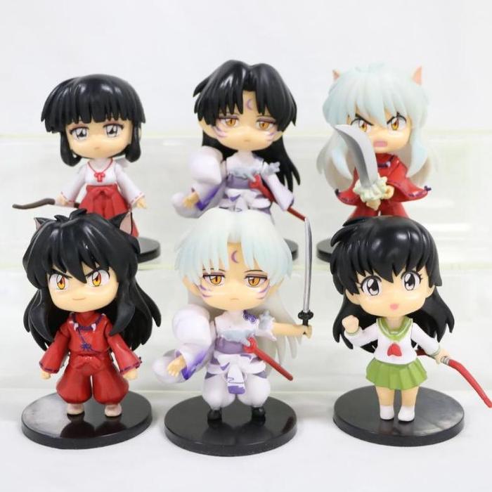 Gambar (BISA COD) ACTION FIGURE INUYASHA - 1 set isi 6 dari ferihuasan undefined Tokopedia