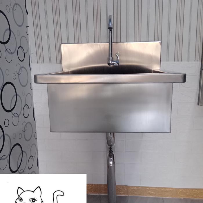 Gambar spoel hoek sink janitor stainless tell 304 tebal 1,5 mm - lantai, 560x456x230 dari Jr66 shop undefined Tokopedia
