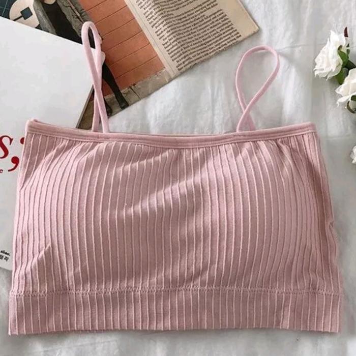 Gambar Tanktop Wanita Crop Kemben - Pink dari Cahaya Agung Pratama undefined Tokopedia