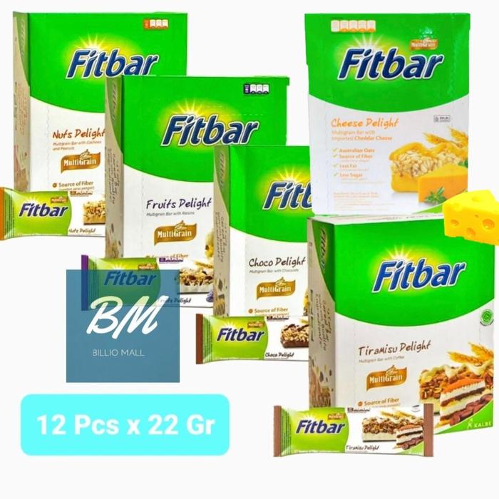 Gambar FITBAR isi 12 Pcs / Fitbar 12 x 22 gr / Fitbar Camilan Diet Sehat - Coklat dari Billio Mall undefined Tokopedia