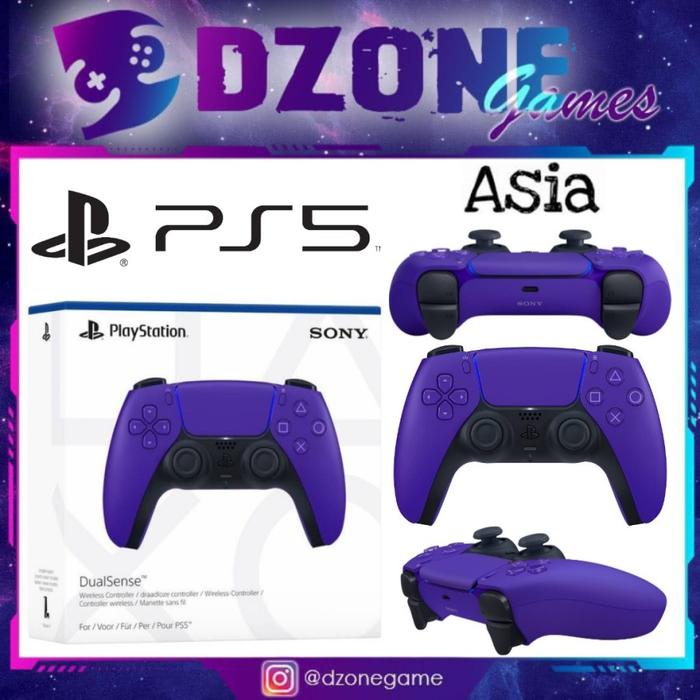 Gambar PS5 Dual Sense Controller /PS5 DualSense/ PS5 Controller / Stik PS5 - G. Purple Asia dari Dzone Games undefined Tokopedia
