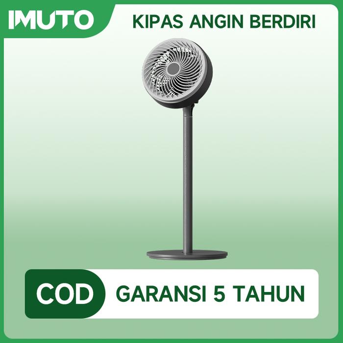 Gambar IMUTO Kipas Angin Berdiri Stand fan  kipas angin berdiri remote Rendah - Hitam dari imuto undefined Tokopedia