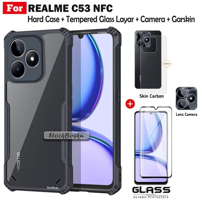 Gambar 4IN1 CASING HP REALME C53 HARD SOFT CASE FREE LAYAR CAMERA DAN GARSKIN - Realme C53 NFC dari Stockbosku Store undefined Tokopedia