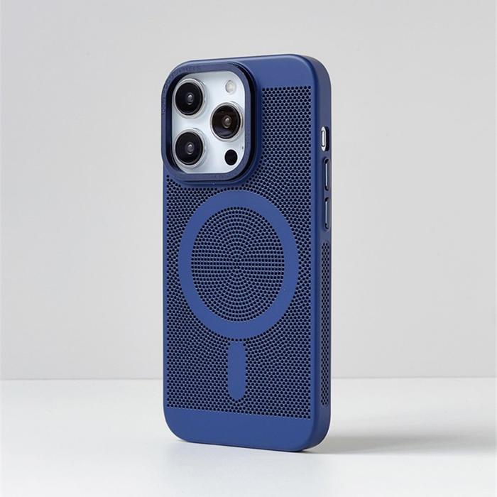 Gambar Casing Magsafe Anti Panas iPhone 11 12 13 14 15 PRO MAX - Biru, iP 11 dari Super Case Tokopedia undefined Tokopedia
