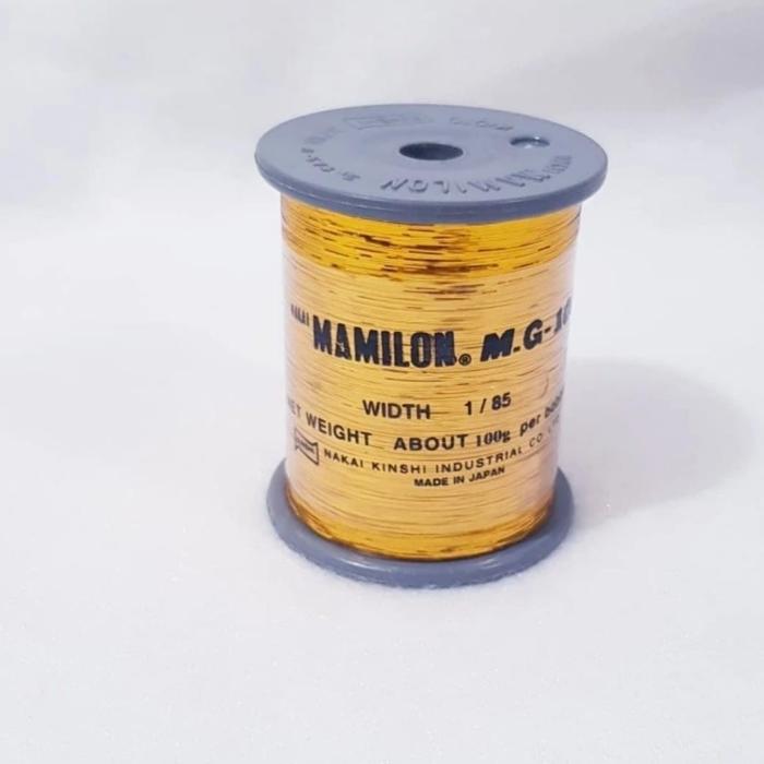Gambar BENANG PLAT MAMILON RAINBOW DLL HARGA PER BUAH ISI 100 GRAM - GOLD dari Mulia Jaya Interlining undefined Tokopedia