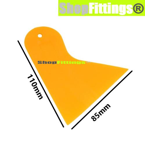 Gambar Kape Scraper Alat Bantu Pasang Kaca Film Sticker WallPaper Mobil Motor - Triangel dari Shop Fittings undefined Tokopedia