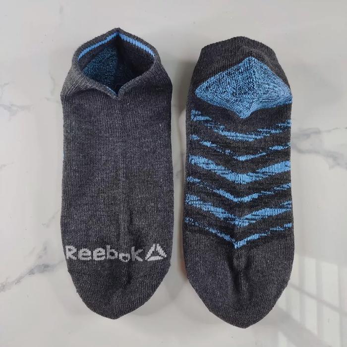Gambar Reebok Pro-Series Low Cut Men's Socks Fits Shoe Size 6-12.5 - Abu GT. Biru, 1 Pasang dari Rove Store undefined Tokopedia