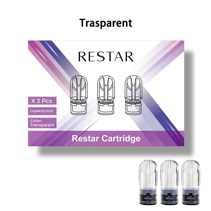 Gambar TRANSPARENT / CLEAR RELX Refillable cartridge merk RESTAR XOOU Ceramic - Transparent dari indosans undefined Tokopedia