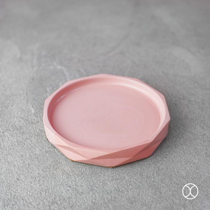 Gambar CONCREATE Single Coaster Acadia / Tatakan Gelas / Alas Gelas / Tray - Merah Muda dari Concreate living undefined Tokopedia