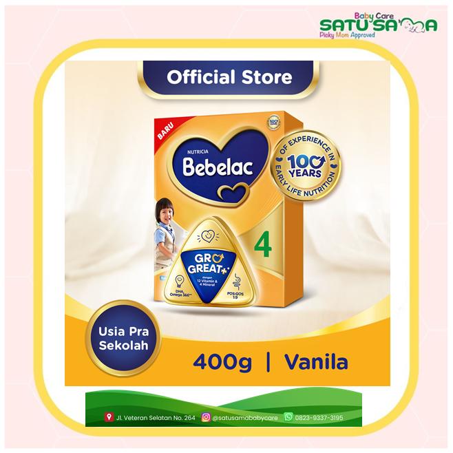 Gambar BEBELAC 4 HIQEQ - VANILA 400 G dari satusamababycarevetran undefined Tokopedia