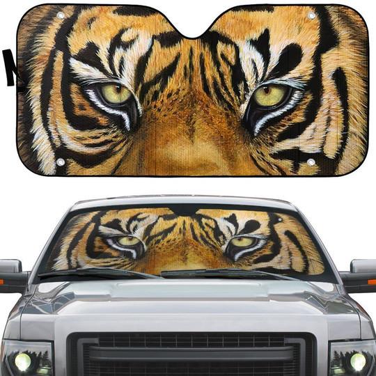 Gambar Sun Shield Mobil / Pelindung Peredam Panas Mobil Premium Karakter - Yellow Tiger dari Homestuff Corner undefined Tokopedia