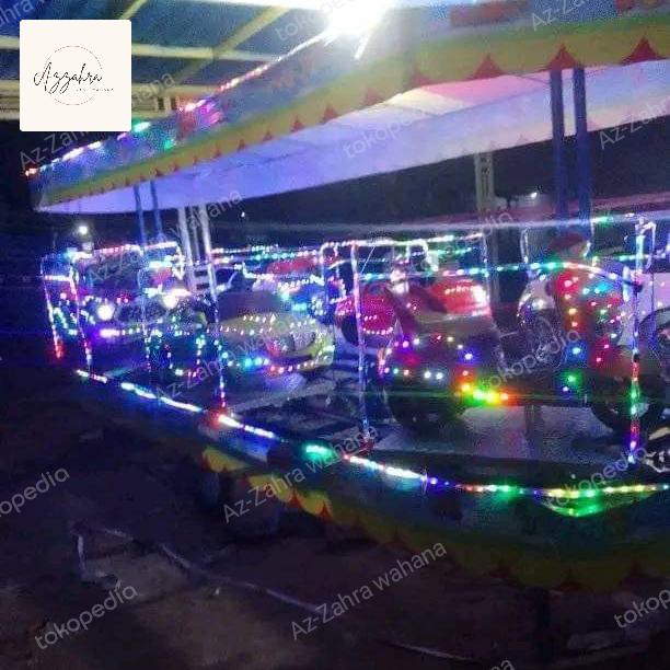 Gambar odong-odong mobil besar dari Az-Zahra wahana undefined Tokopedia