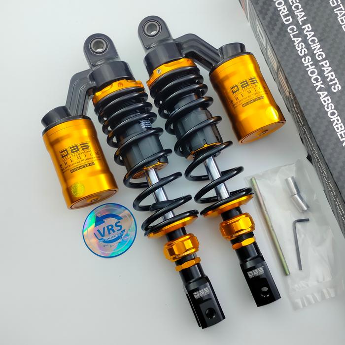 Gambar shockbreaker nmax new dbs 310 mm premium 811 klik fungsi rebound - gold/black, nmax New -310mm dari Vip Racing Shop undefined Tokopedia