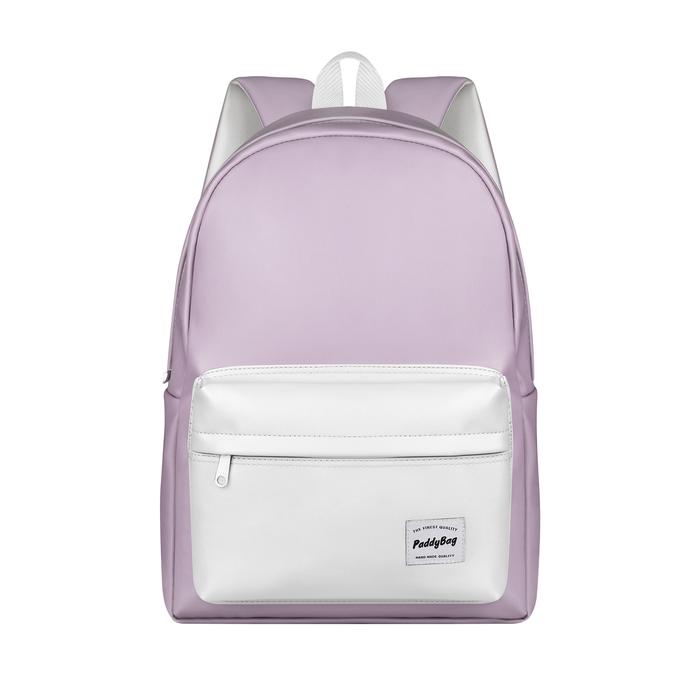 Gambar Paddy Basic Leather Backpack - Tas Ransel Kulit Sekolah Serbaguna - Two Tone Lilac dari Paddy Official undefined Tokopedia