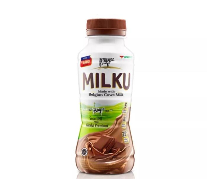 Gambar Milku Susu UHT 1pack isi 12pcs, 220ml - Coklat dari joywater undefined Tokopedia