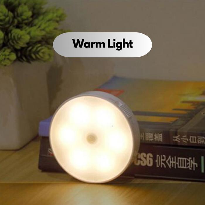 Gambar Lampu Smart LED Otomatis Sensor Gerak dan Cahaya Rechargeable - Warm Light dari SUPREME GROSIR undefined Tokopedia