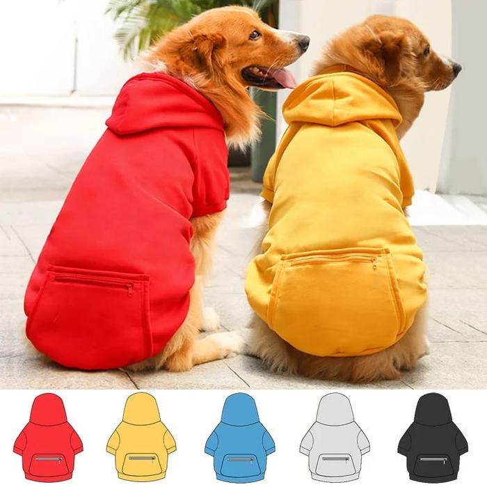 Jual Baju pakaian hoodie jaket anjing besar pet large dog clothes
