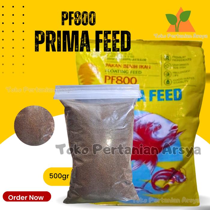 Gambar Prima Feed PF800 500gr / Pakan Pelet Benih Ikan Floatin PF 800 dari Toko pertanian arsya undefined Tokopedia