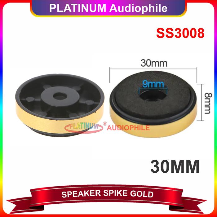 Gambar Kaki Box Amplifier Speaker Spike Audio Stand Gold - 30MM GOLD dari PLATINUM Audiophile undefined Tokopedia