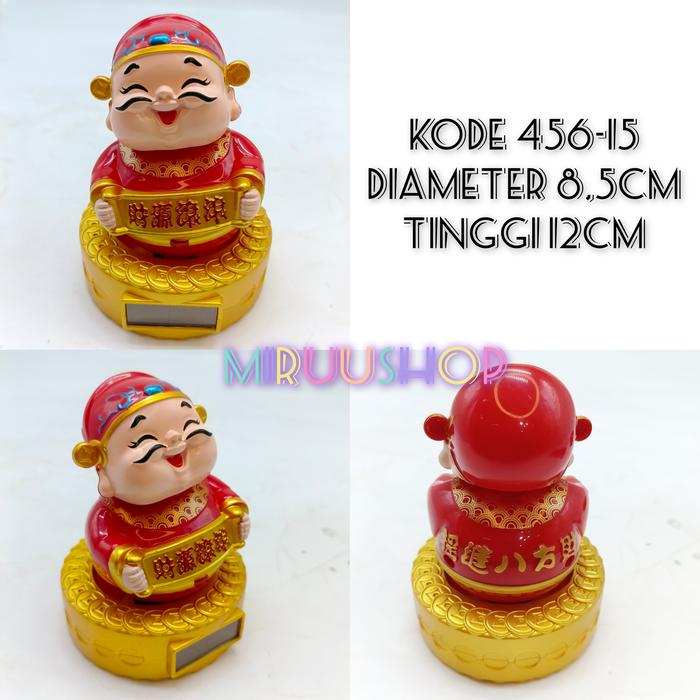Gambar Patung hiasan solar tanpa baterai kucing hoki chaisen Dewa Rejeki - Chaisen 456-15 dari Miruushop undefined Tokopedia