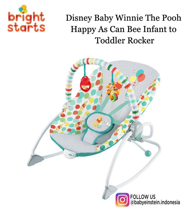 Gambar Bright Starts Winnie The Pooh Happy As Can Bee Infant to Toddler Rocke dari Baby Einstein Grup undefined Tokopedia