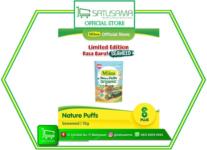 Gambar MILNA NATDEL ORGANIC PUFF - SEAWEED dari satusamaonline undefined Tokopedia