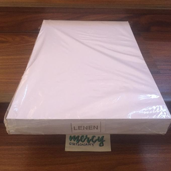 Gambar Kertas Linen Putih 230 Gram Folio - Kertas Lenen - 1 Pak 100 Lembar - A4 dari Milkaya store undefined Tokopedia