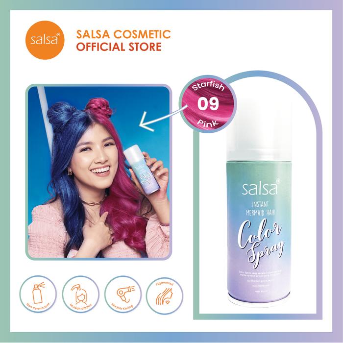 Gambar NEW! Salsa Instant Mermaid Hair Color Spray - Starfish dari Salsa Cosmetic undefined Tokopedia
