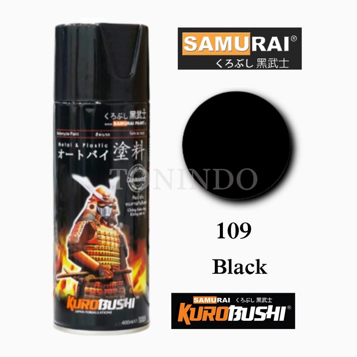 Gambar Samurai Paint Black 109 Cat Semprot / Spray dari Tonindo undefined Tokopedia