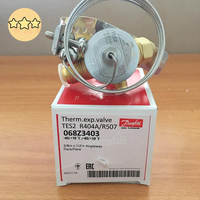 Tes2 Jual Expansi Valve Danfoss TES 2 TE 2 R404A R507 DANFOS 068Z3403 TES-2 ...