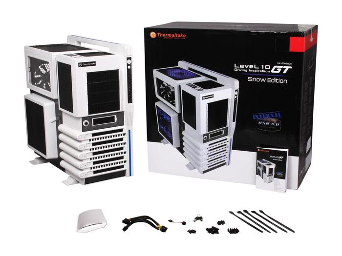 Jual Thermaltake Level 10 GT Snow Edition Case Full Tower Casing Gamer ...