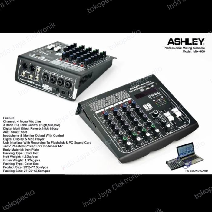 MIX400 4CH MICROPHONE MIXER A2620 main image 1