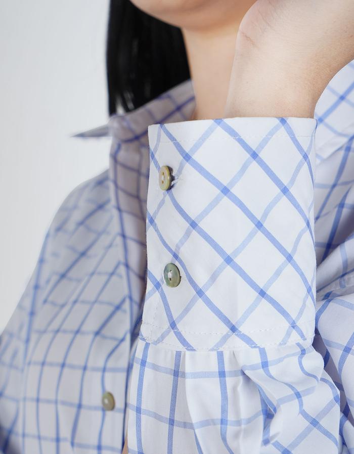 Gambar URBAN&CO Fashion Plaid Shirt - H00354 - G21 - BLUE, XL dari URBAN&CO OFFICIAL undefined Tokopedia