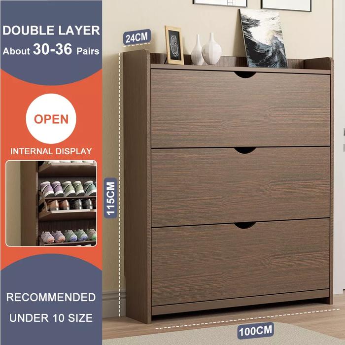 Gambar Lemari Sepatu Susun Kokoh Rak Tempat Sepatu Kokoh - XXL dari BEST FURNITURE JAKARTA undefined Tokopedia