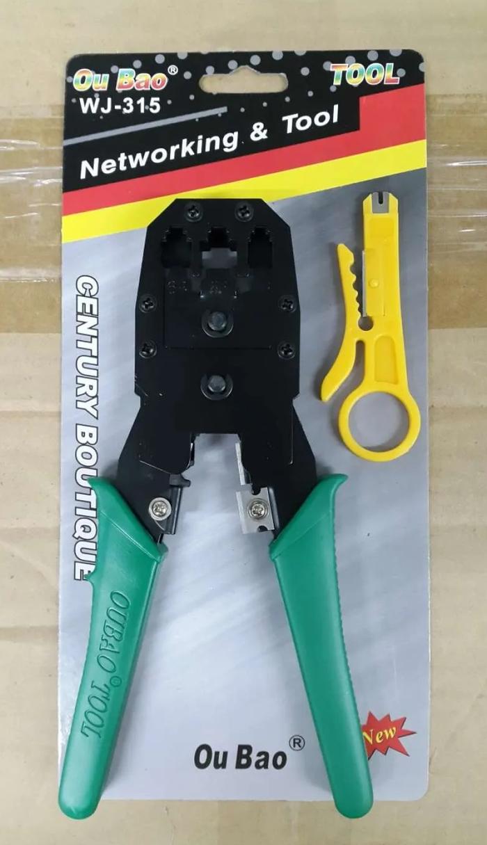 Gambar Tang Krimping Tools RJ 45 RJ 11 | Crimping Tool RJ45 RJ11 dari Quality Aksesoris undefined Tokopedia