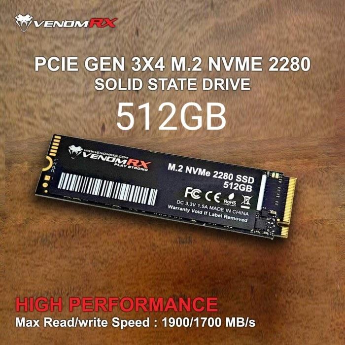 Venom Rx Nvme Carcasa Ssd M2 Jual VenomRX NVME SSD 128GB 256GB 512GB