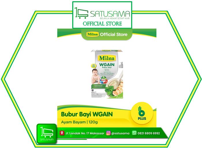 Gambar MILNA WGAIN 6+ - A BAYAM 120 G dari satusamaonline undefined 2 Tokopedia