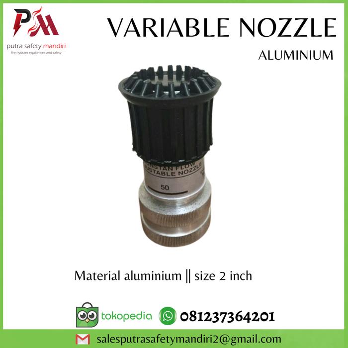 Gambar VARIABLE NOZZLE SPRAY PEMANCAR SELANG PEMADAM ALUMINIUM 1.5 2 2.5 INCH - 2 inch dari Putra safety mandiri 2 Kota Administrasi Jakarta Utara Tokopedia