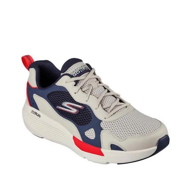 SKECHERS GO RUN ELEVATE MEN'S RUNNING SHOES NATURAL original