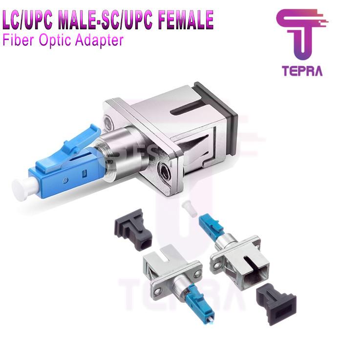 Jual Fiber Optic LC/UPC Male to SC/UPC Female Adapter|FO LC-SC Adapter ...