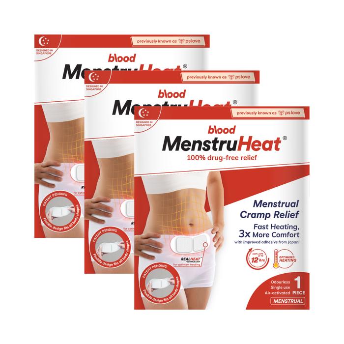 Gambar MenstruHeat (6pcs) Pereda Nyeri Haid Alami - 3 pcs dari Blood Store Indonesia undefined Tokopedia