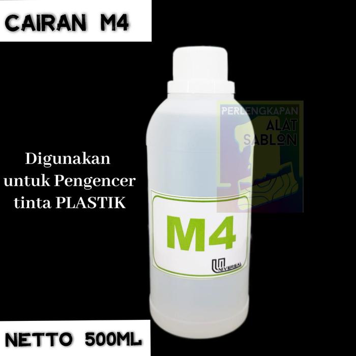 Gambar CAIRAN M4 PENGENCER TINTA SABLON 500GR dari Perlengkapan Alat Sablon undefined Tokopedia