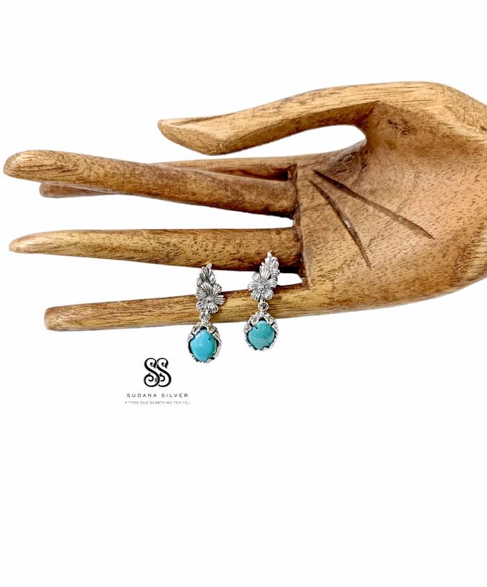 Gambar Anting Sumpel Perak Rinjani Garnet Amethyst Silver 925 Bali - Biru Muda dari Sudana Silver undefined Tokopedia