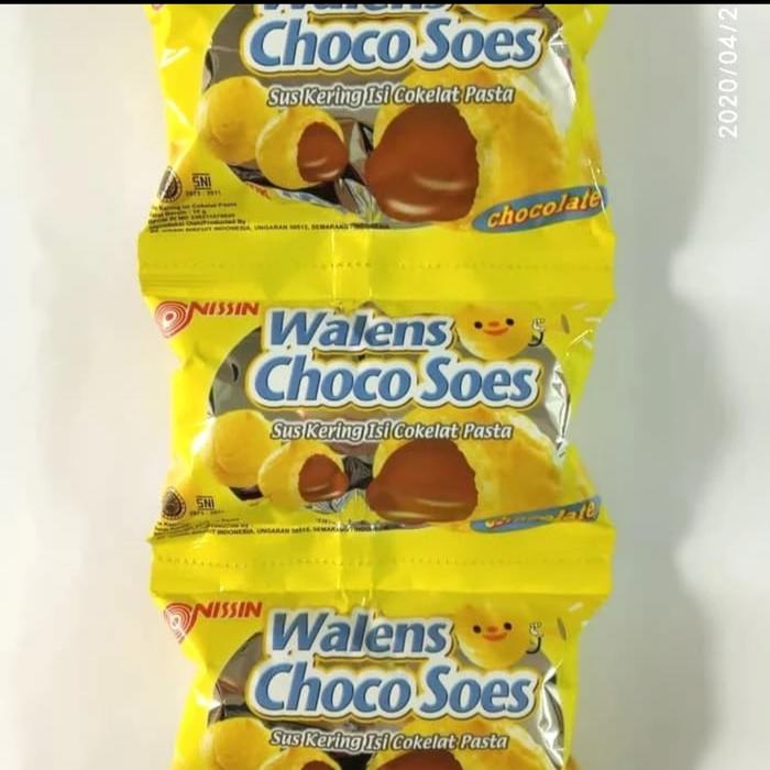 Gambar Nissin Walens Soes Choco & Blueberry Renceng 15gr (isi 10 pcs) - Choco dari Laris Snack undefined Tokopedia