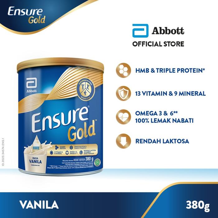 Gambar Abott Ensure Vanila/ Coklat 400 gram - Vanila dari TOKO_SELAMAT DATANG undefined Tokopedia